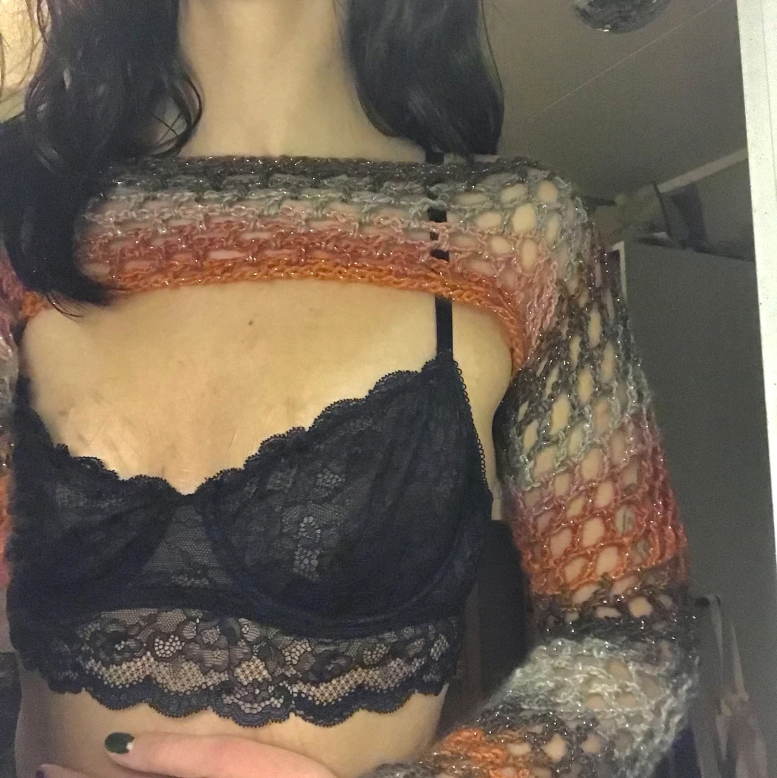 Virkat topp/bolero - 91