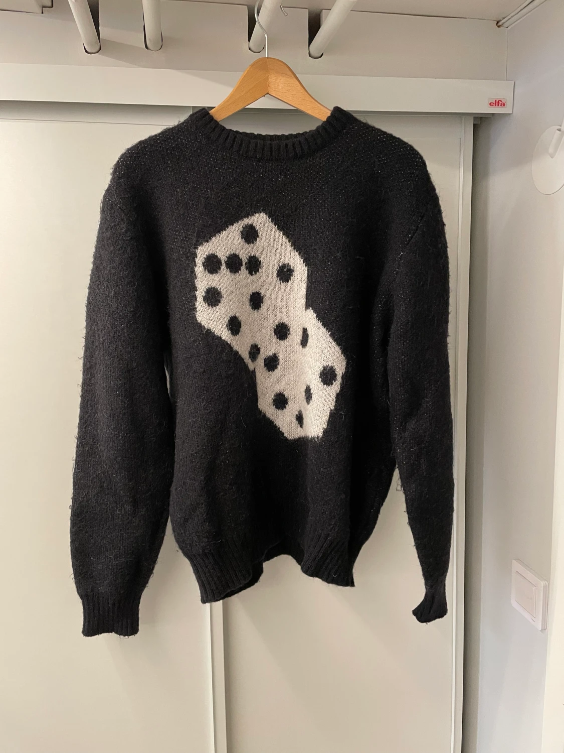 Stussy dice mohair sweater
