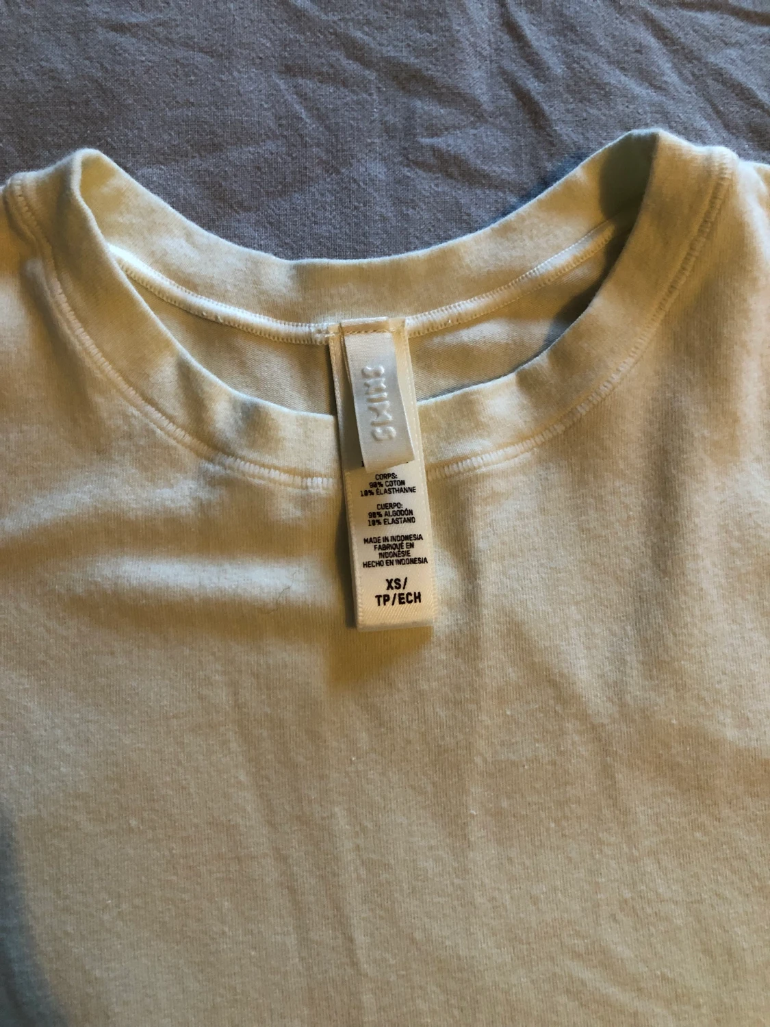 Skims cotton långärmad  - 90