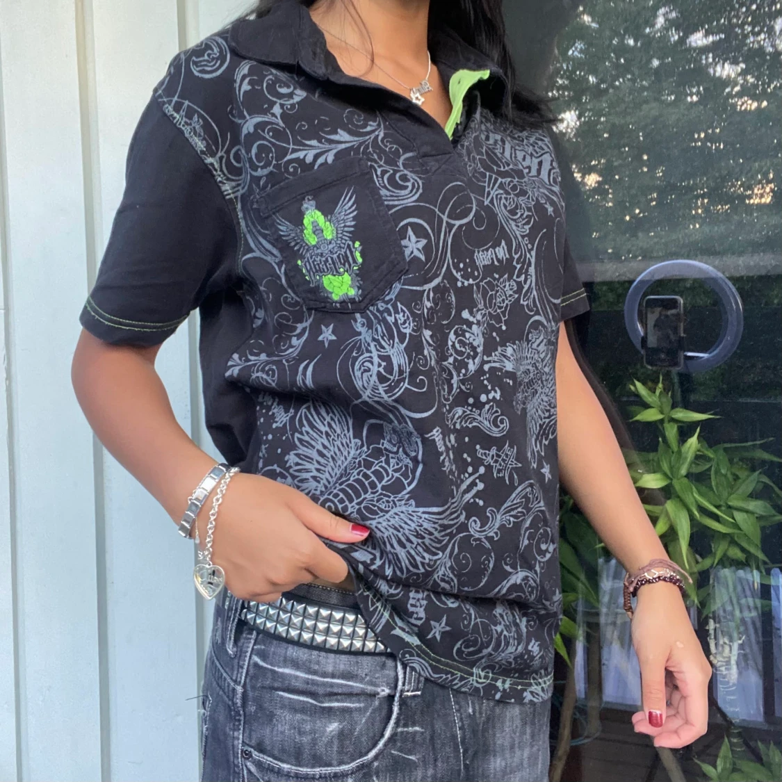 tröja med tryck - 90