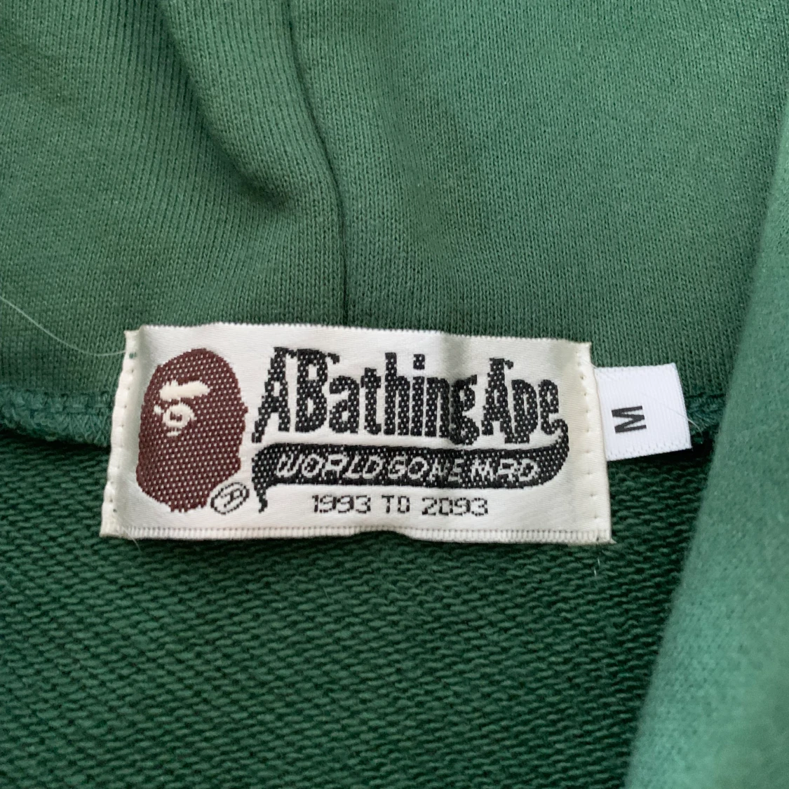 Bape one point hoodie army green - 90