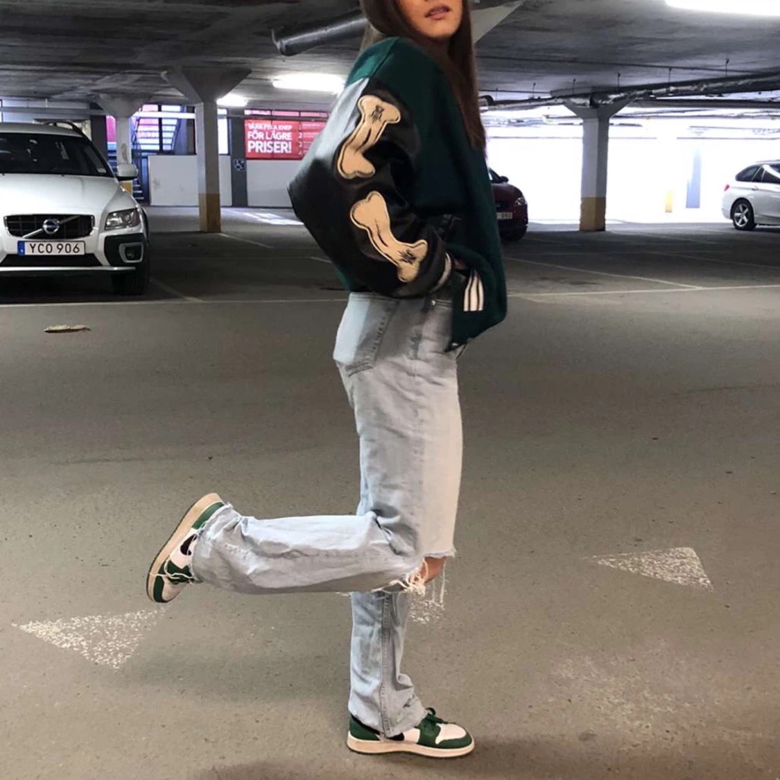 Bone jacket grön - 90