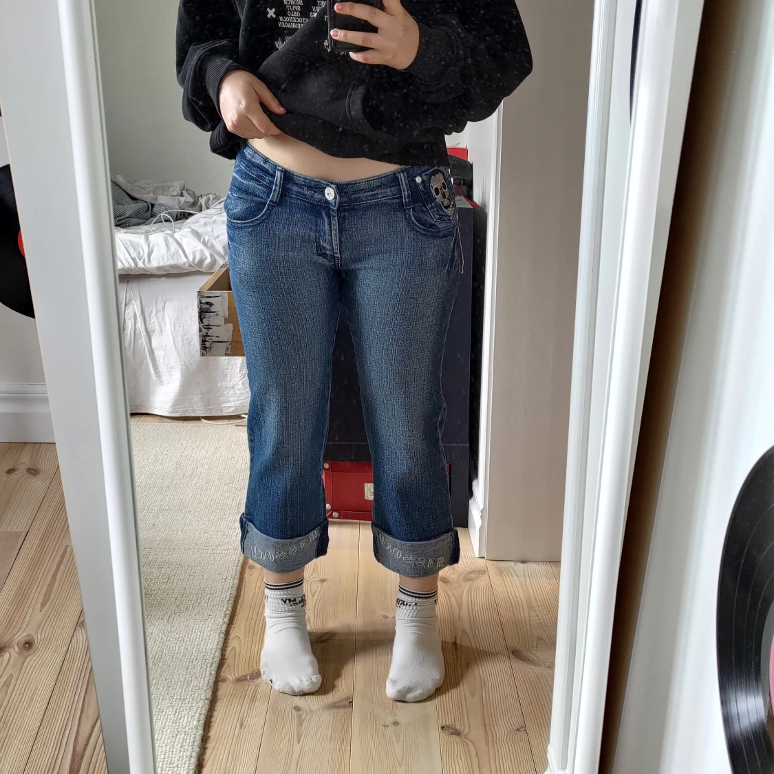 Lågmidjade jeans - 90