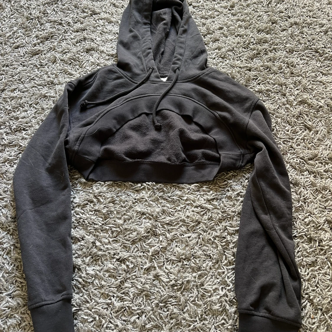 Croppad hoodie h&m