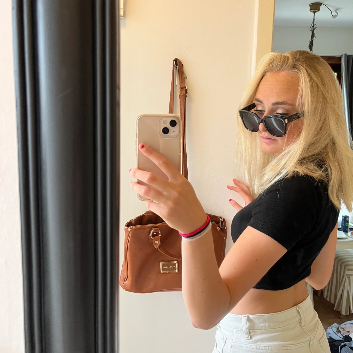 Croptop med krage - 91