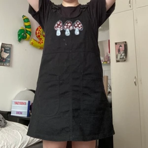 Black overall dress - Mushroom dress! State: new. 100% cotton