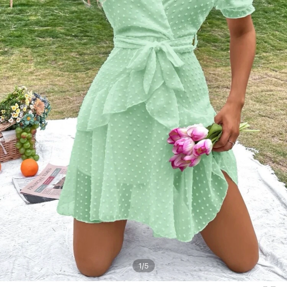 Super fin grön klänning!