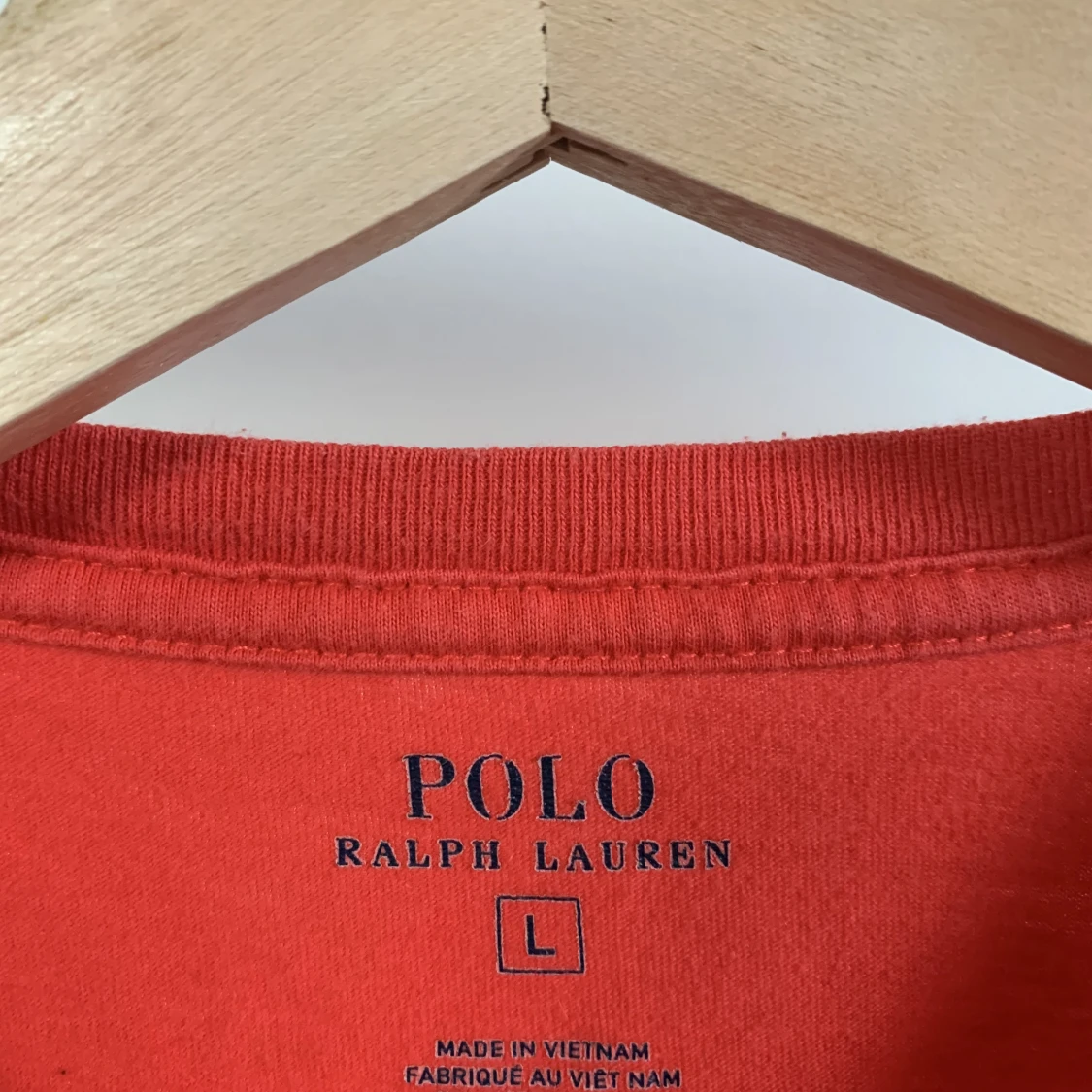 Orange\red polo Ralph Lauren shirt  - 91