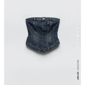 Zara jeanstopp - Säljer denna snygga jeanstopp från zara! Använt en gång och är som ny❤️