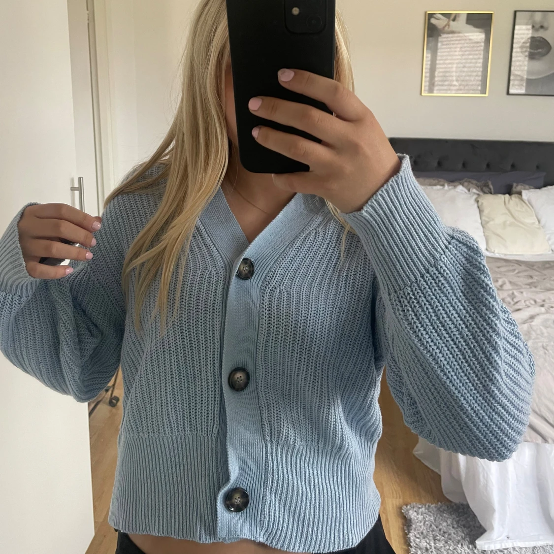 Stickad kofta lager 157