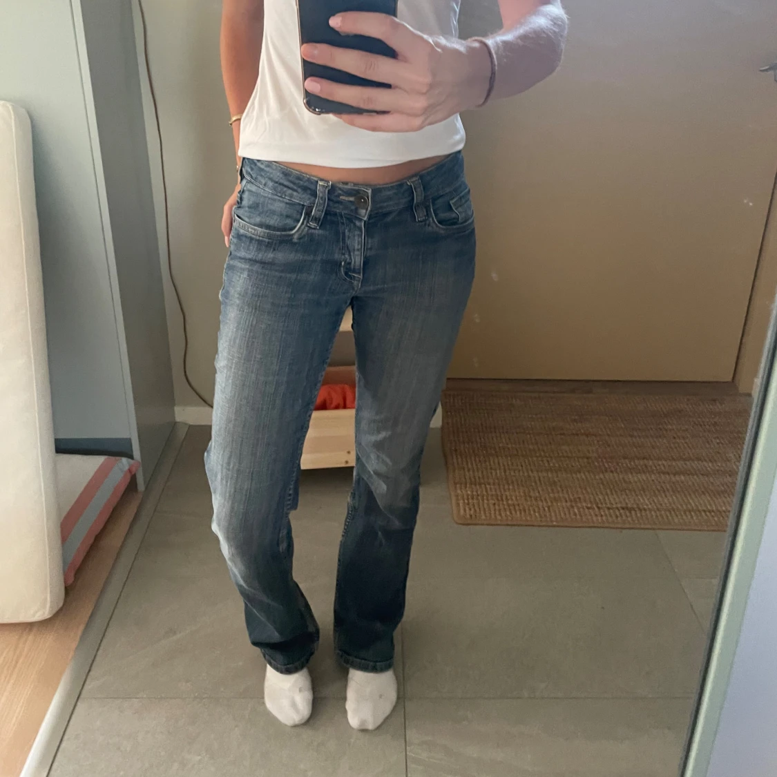 Lågmidjade jeans - 90