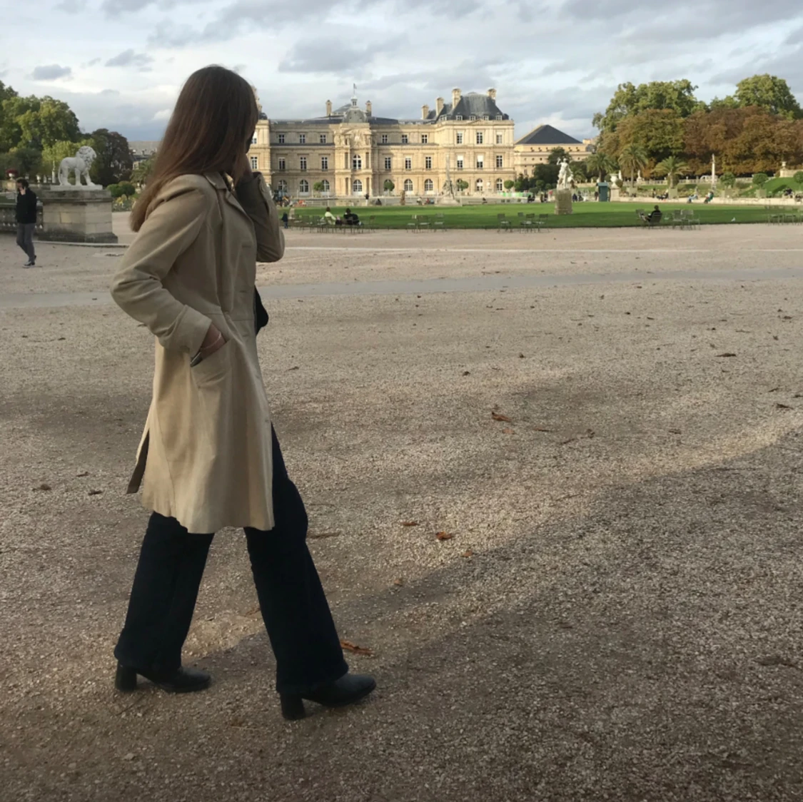 Vårkappa i mocka - 91