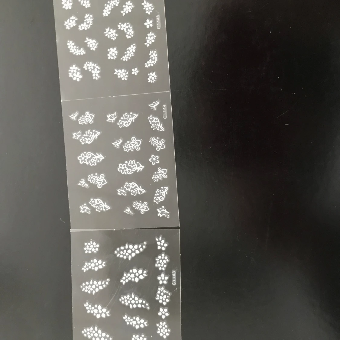 3D Nagel klistermärken 