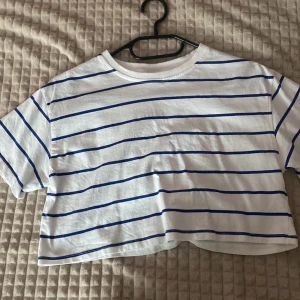 Croppad t shirt  - Randig fin tröja!