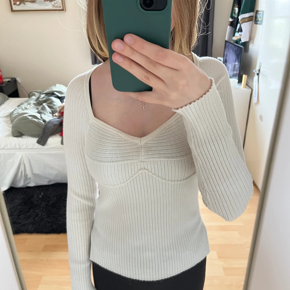 Vit långärmad - 91