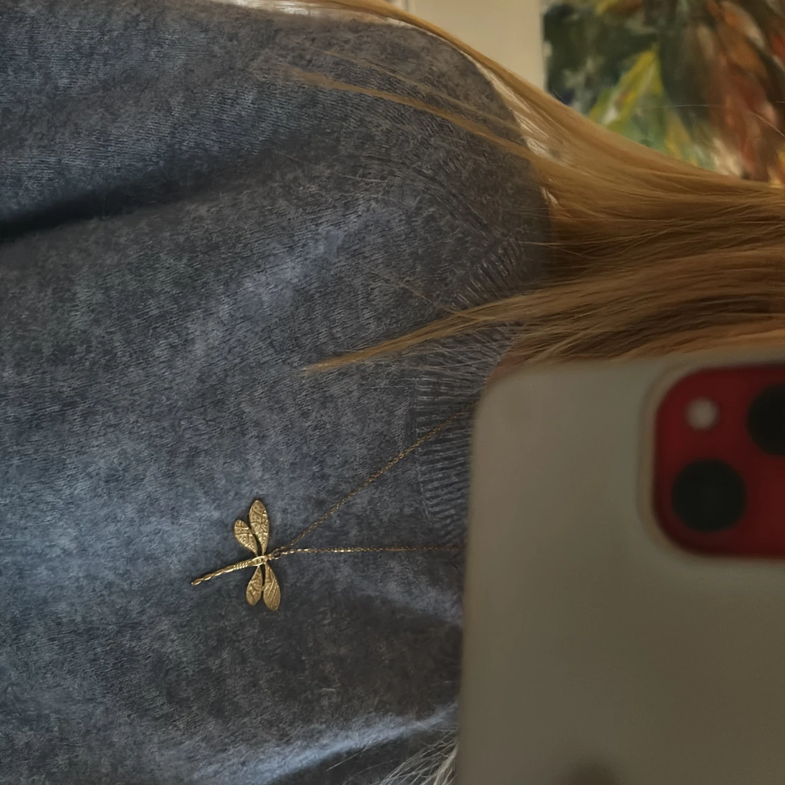 Trrekvartstickad tröja  - 90