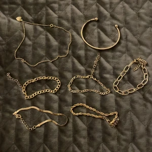 Guld smycken - Jättefina guld armband + 1 halsband. Fint skick, används bara inte❤️
