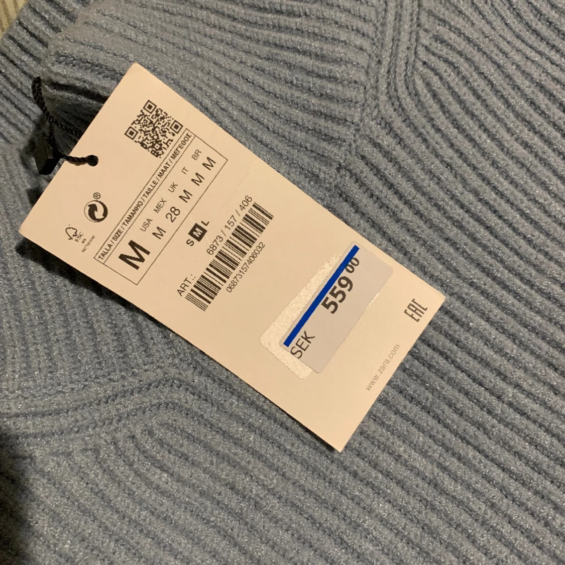 Stickad maxiklänning från Zara (oanvänd) - 91