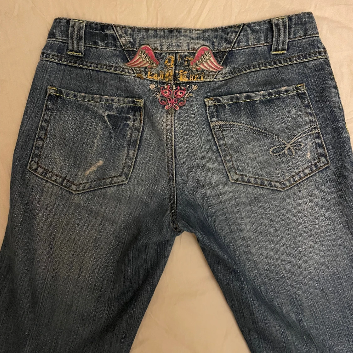 Lågmidjade jeans