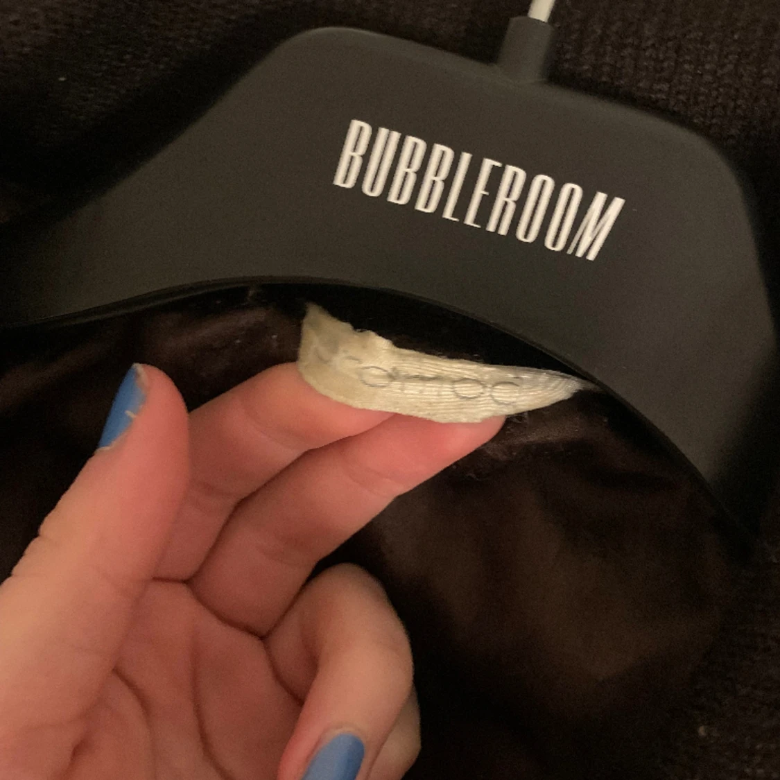 Brun fejk  läder jacka  - 91