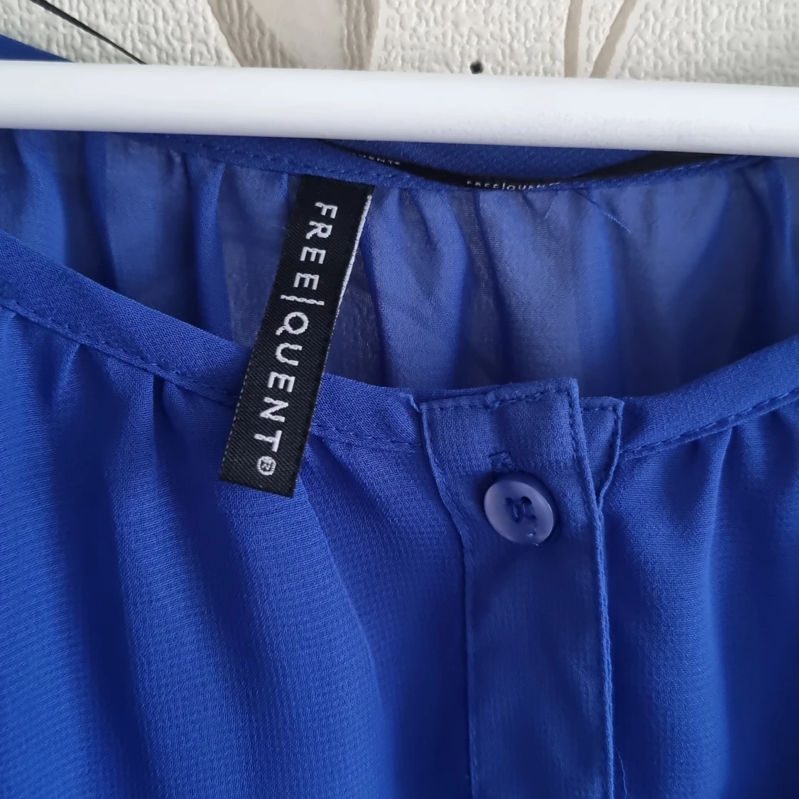 Freequent, blå blus, Strl: XS/34 - 90
