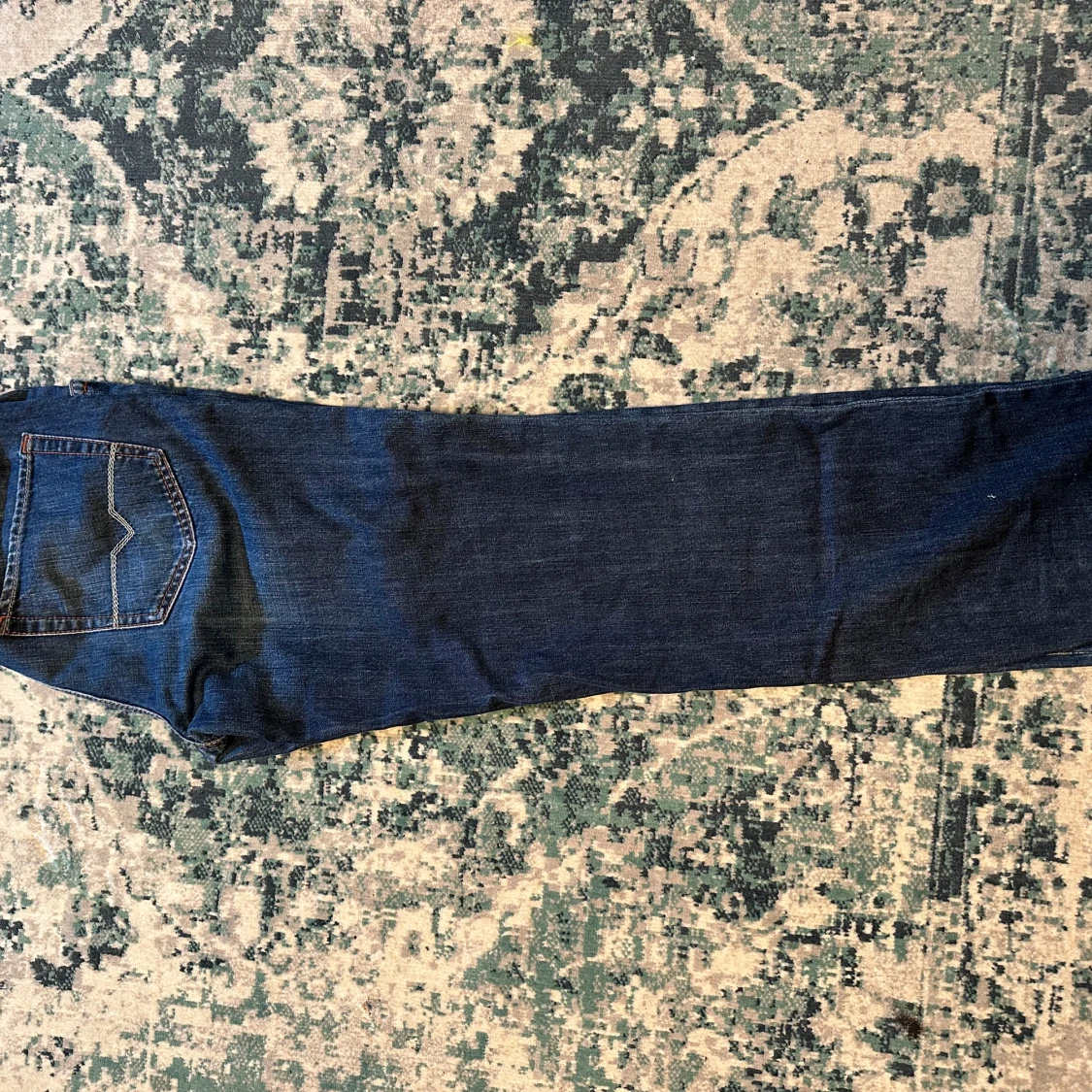 Blå jeansbyxor från Boss - 90