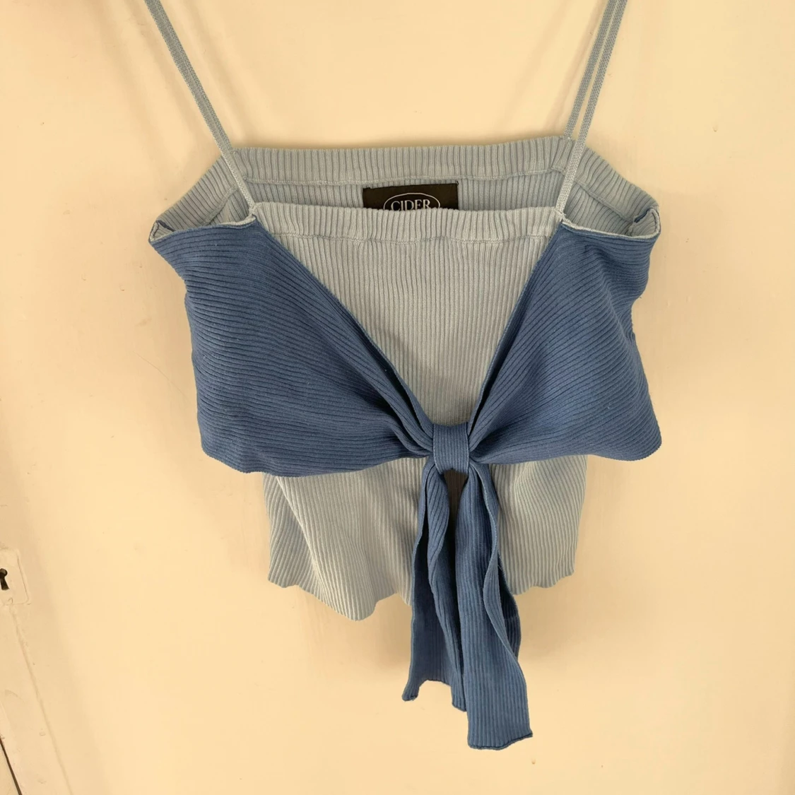 Jätte sött blått linne