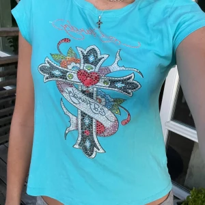 ed hardy tröja - fattas några stenar på tröjan annars fint skick! 