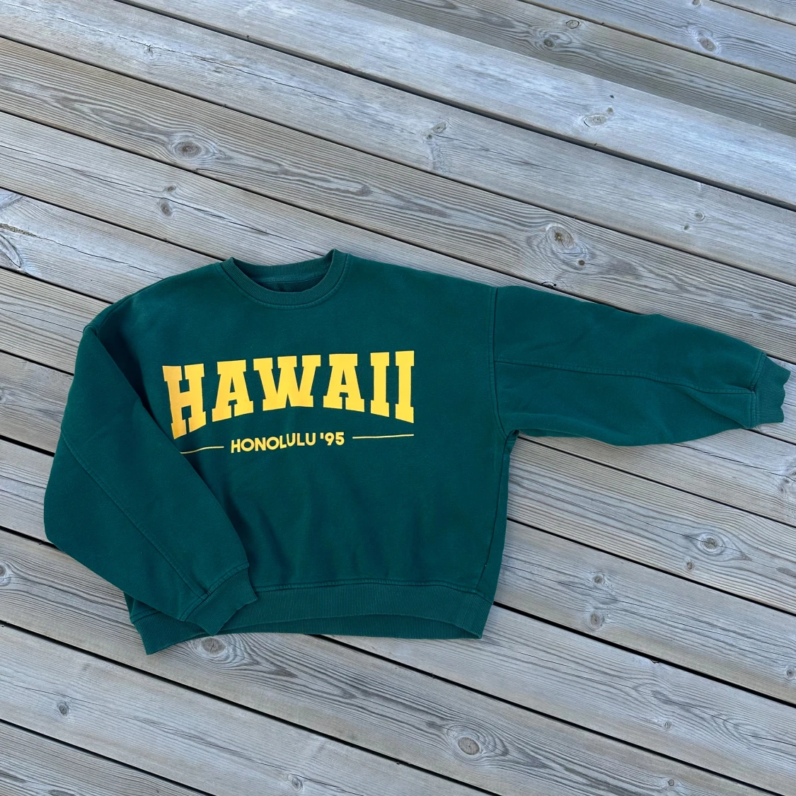 Mörkgrön sweatshirt / långärmad tröja från Stay storlek M