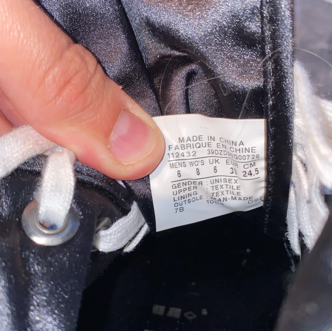 Svart/vita/glittriga paljetter leopard Converse - 93