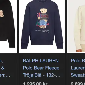 Riktig ralph lauren tröja köpte för 1 295kr säljer för 500 eftersom jag inte använder den. Hitta inte exakt samma bild som den jag har så fråga om bilder isåfall!