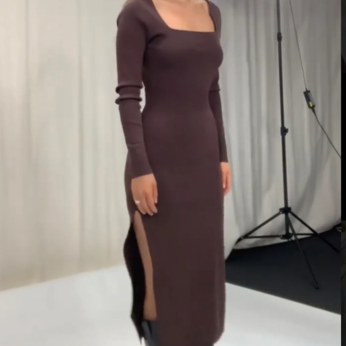 Brun klänning  - 90