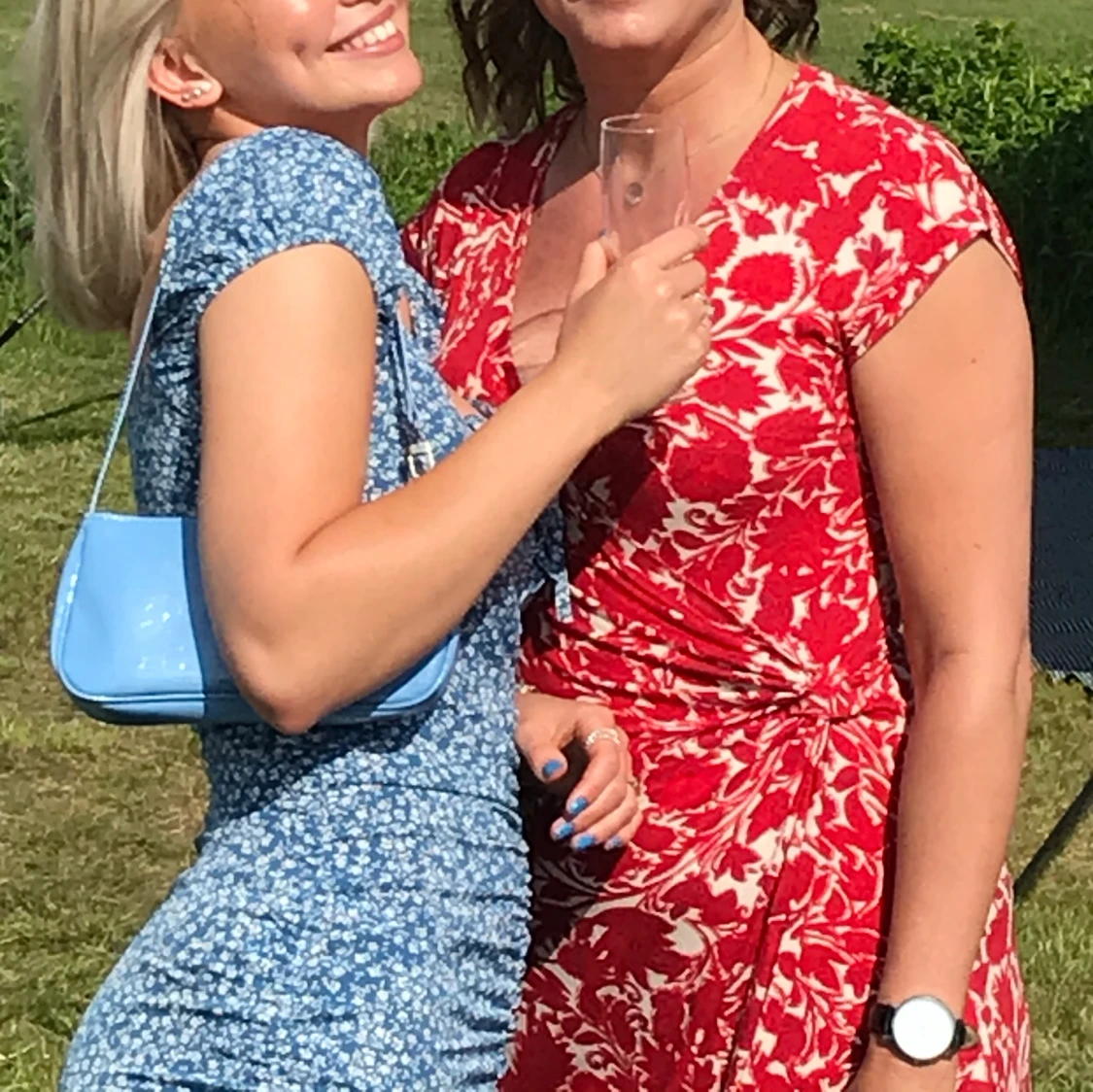 Blommig klänning  - 90