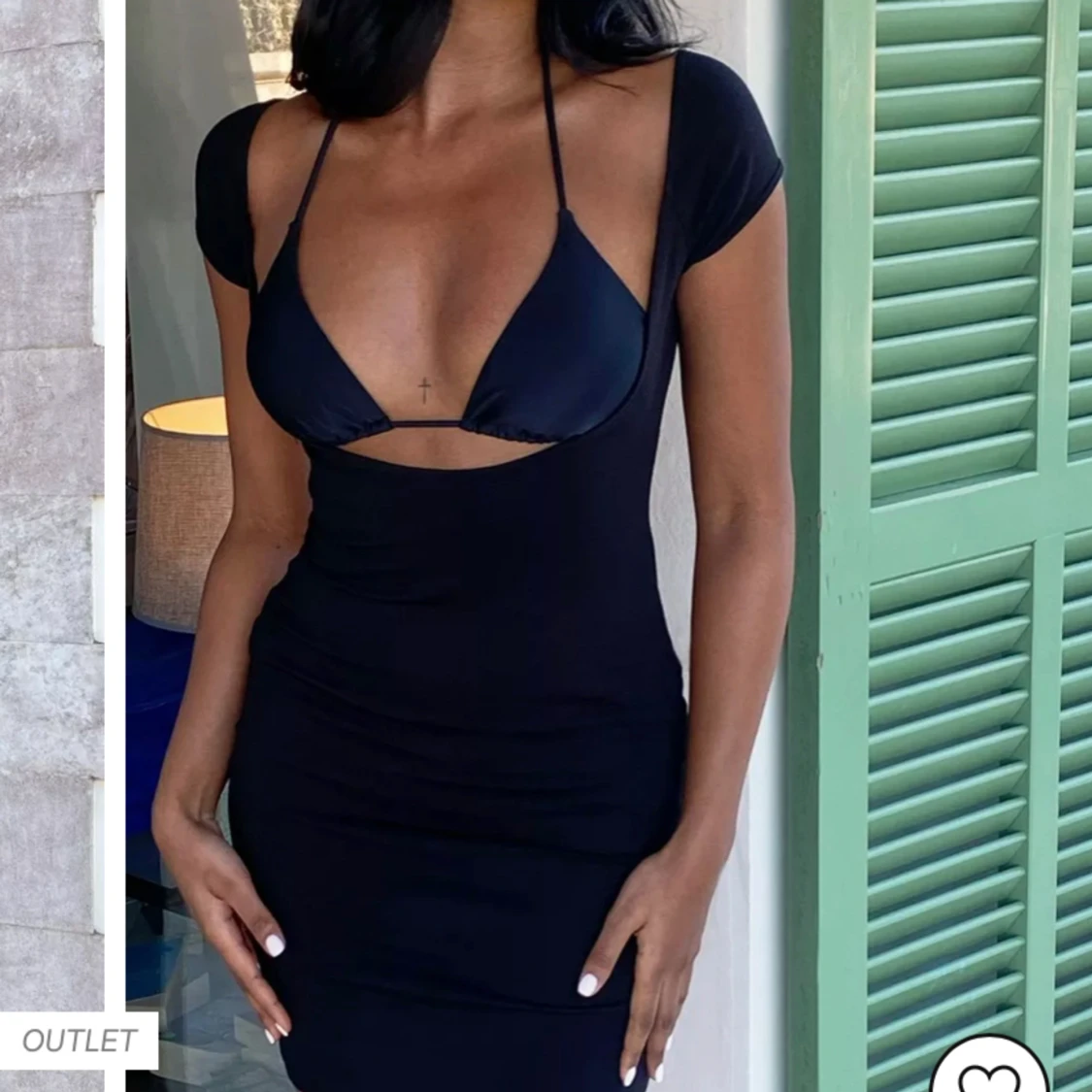 Svart miniklänning - 90