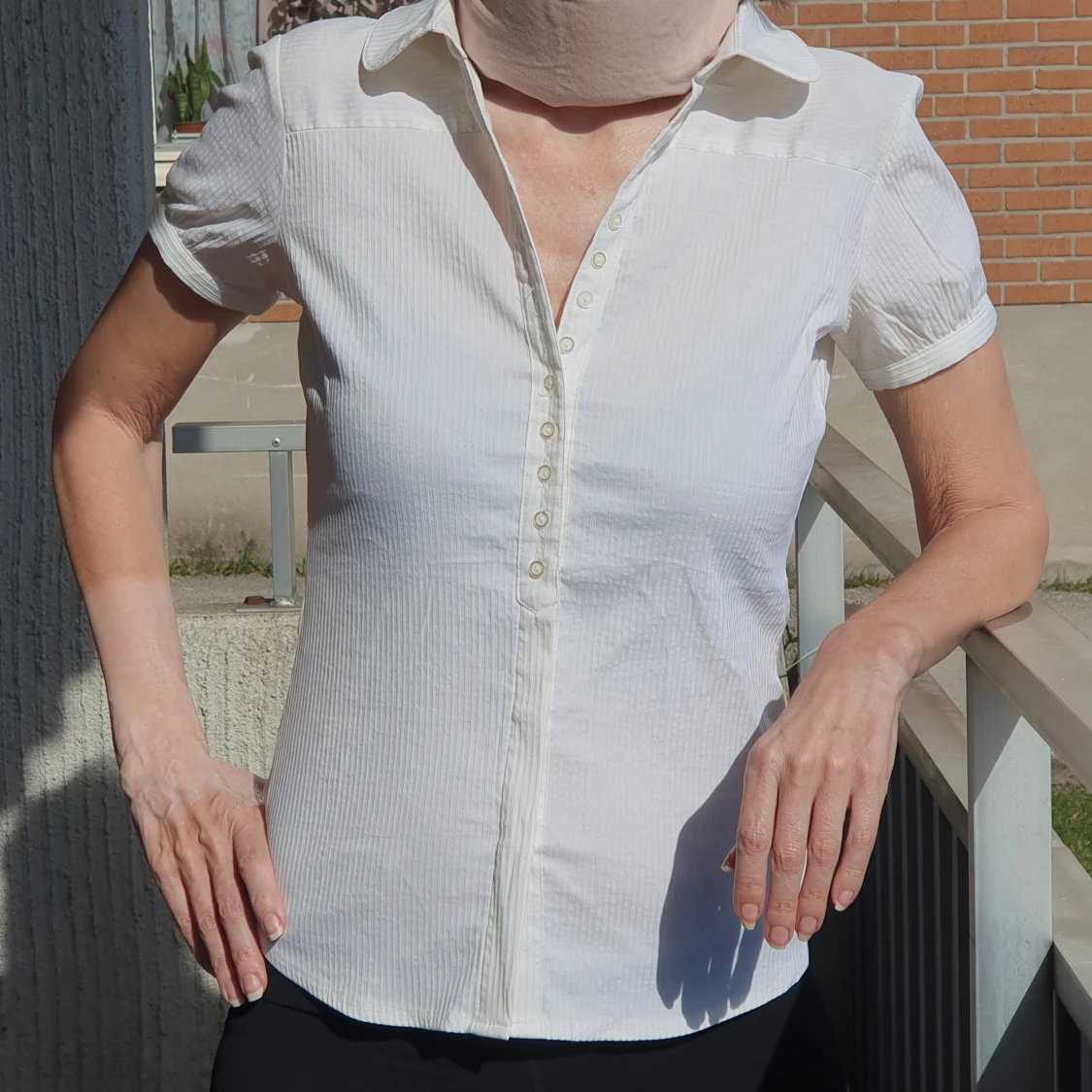 Skön blus i stretchigt material - 90