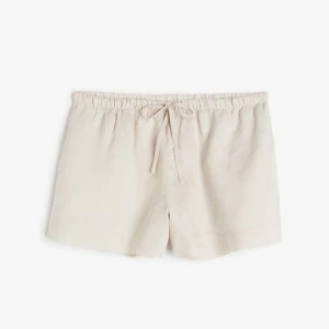 Linneshorts - Beigea linneshorts från hm❣️ helt slutsålda