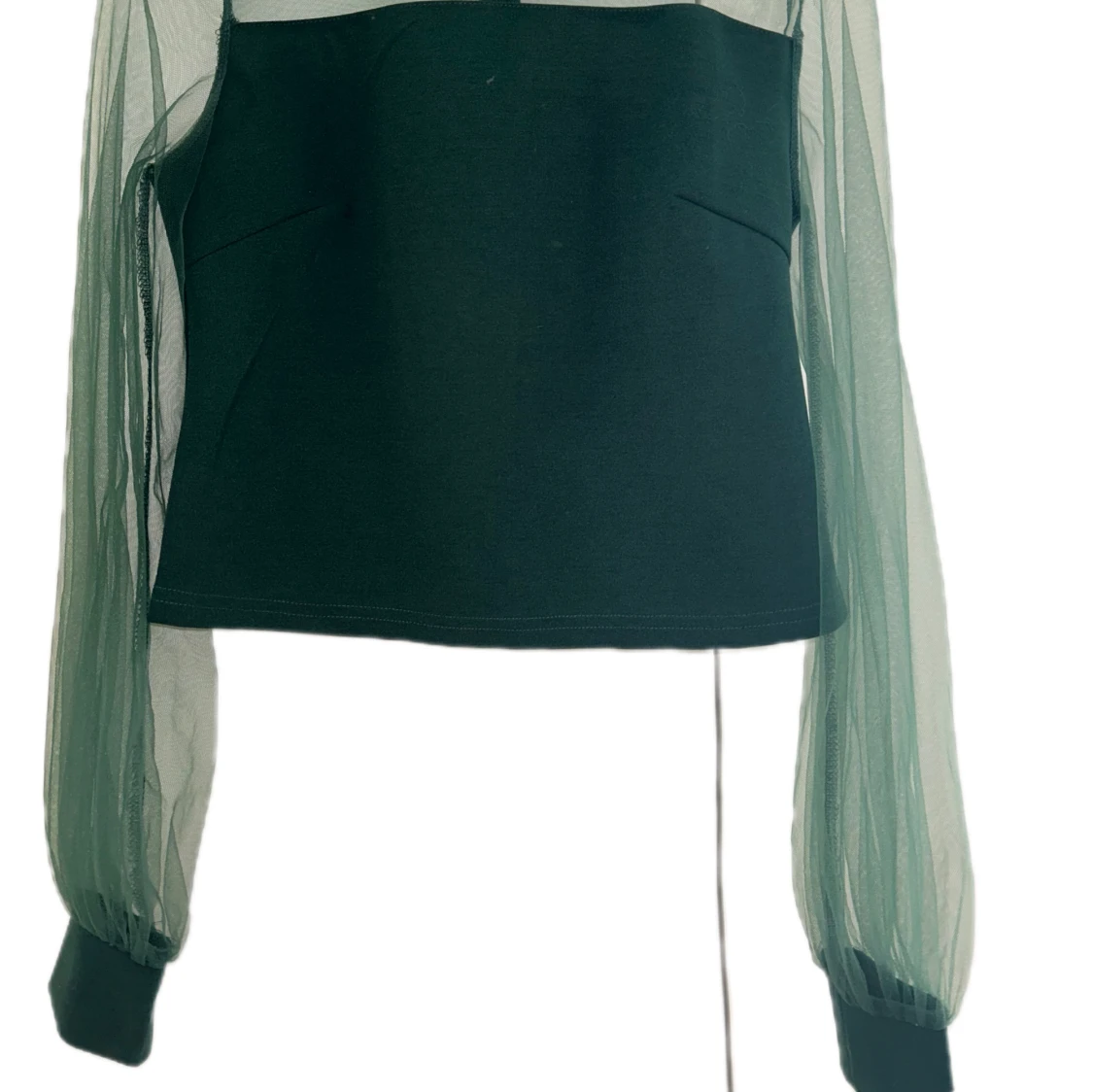 Söt grön fest topp