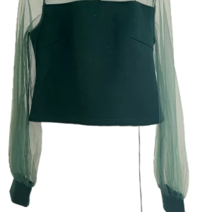 Söt grön fest topp - Fin formgivande mörkgrön fest topp