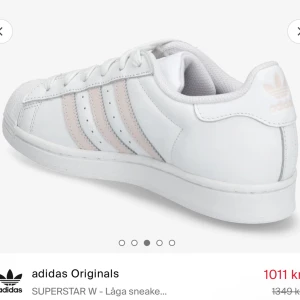 Adidas original pink white - Vita skor med rosa stripes