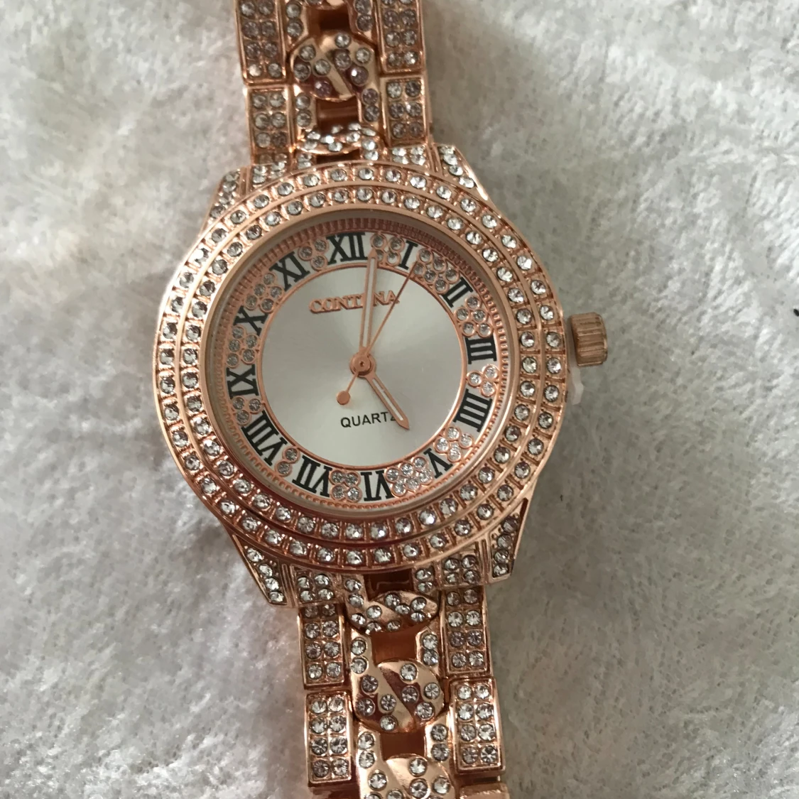 Super Häftig Dam Strass Klocka  - 90
