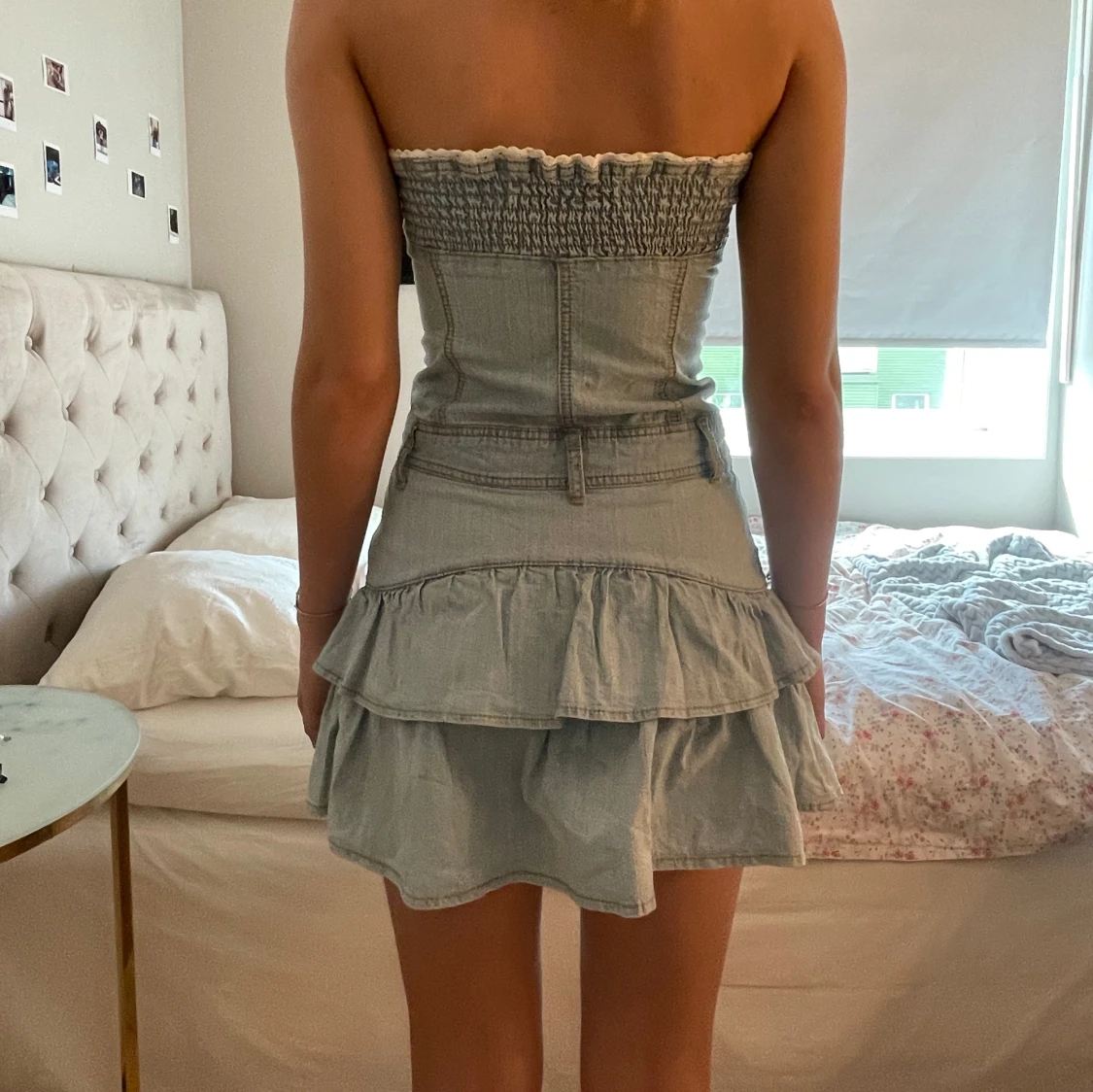 Jeans klänning - 92