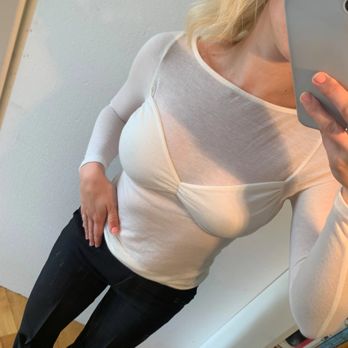 Långärmad topp - 90