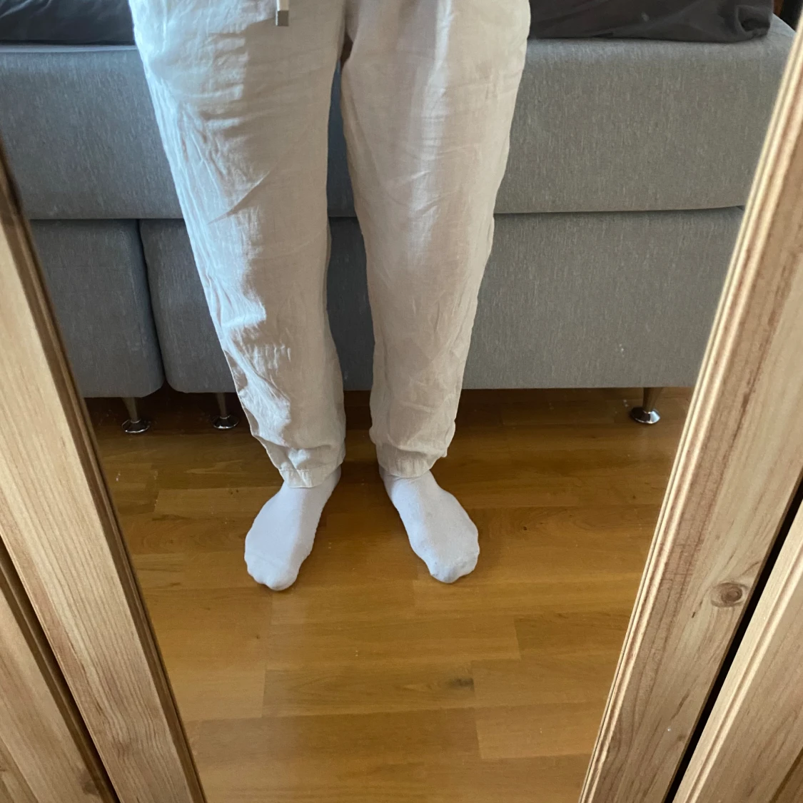 Linnebyxor från mango - 91