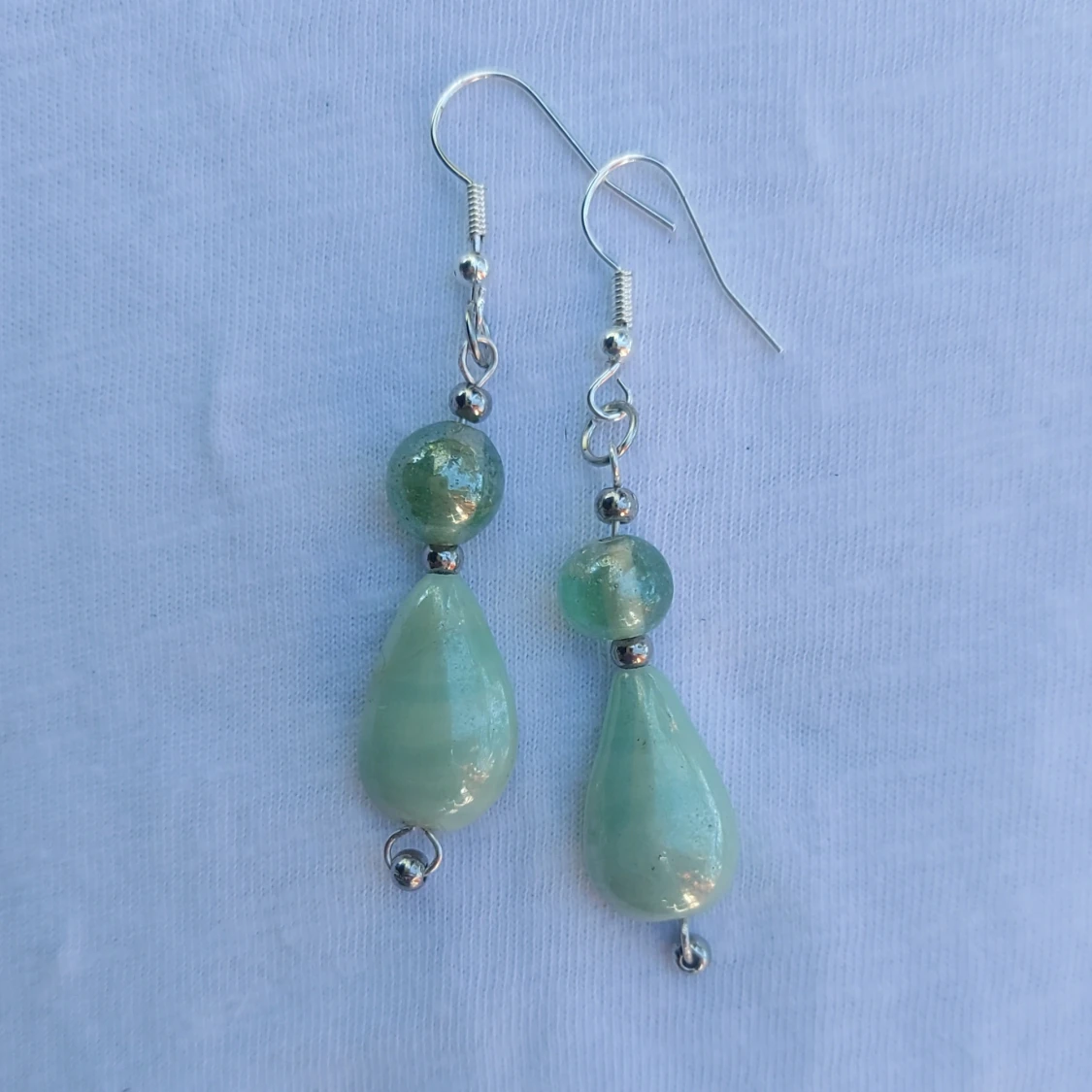 Örhängen med glaspärlor - 90