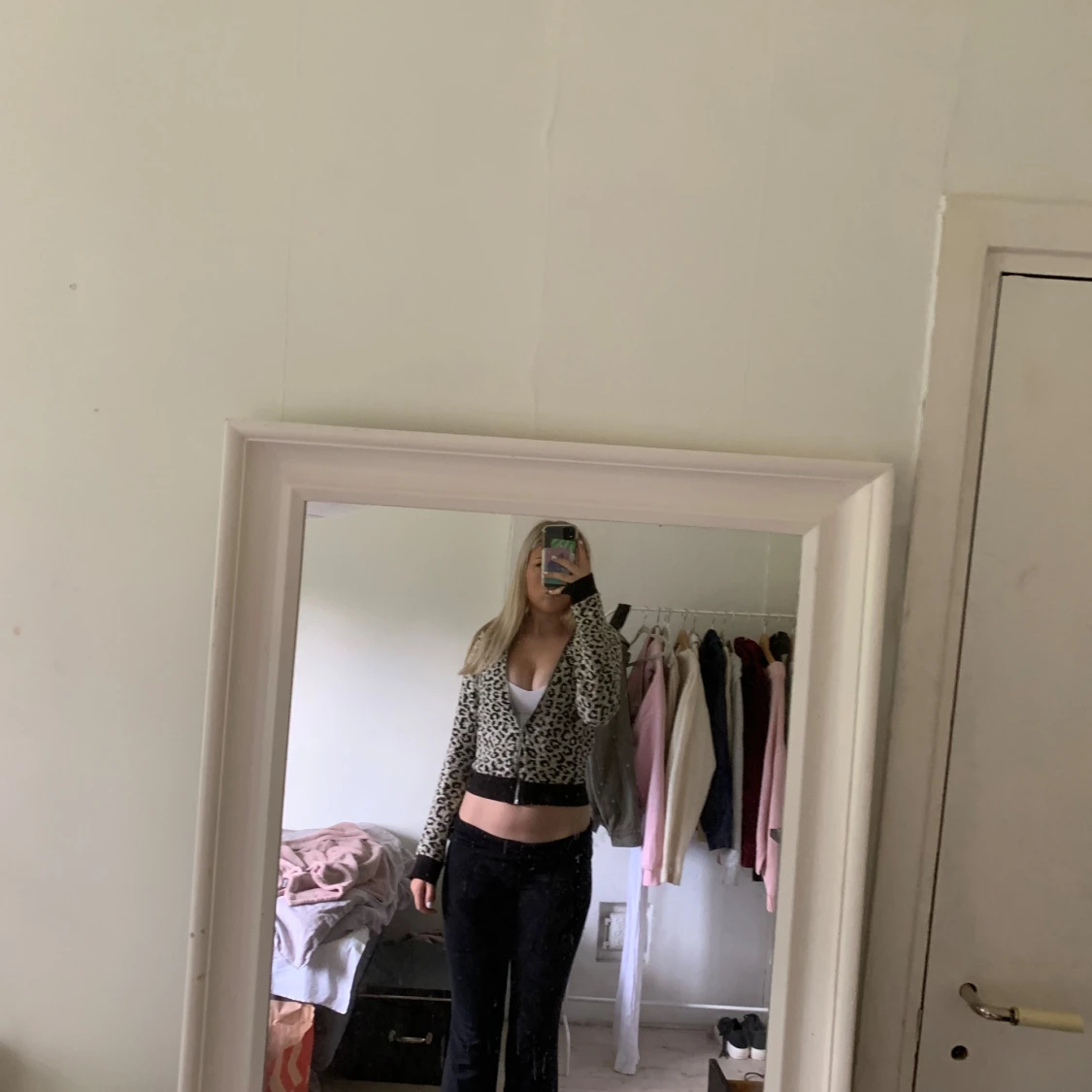 Leopard mönstrad tröja - 90