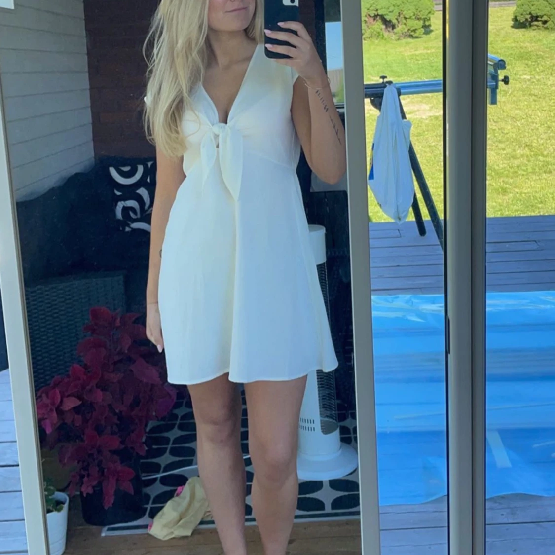 Vit klänning från Vero Moda  