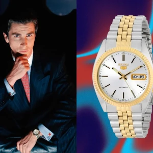 Seiko SNJX90  - Denna Seiko SNJX90 är en likadan som Patrick Bateman hade på sig i filmen American psycho. Denna klocka är en mod klocka den är alltså inte tillverkad utav seiko, pågrund av att klockan inte tillverkas längre. 