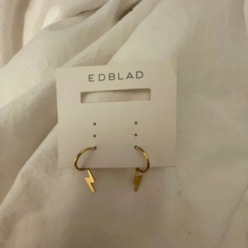 Edblad örhängen i guld helt oanvända! Köpte i butik för 299kr! . Accessoarer.