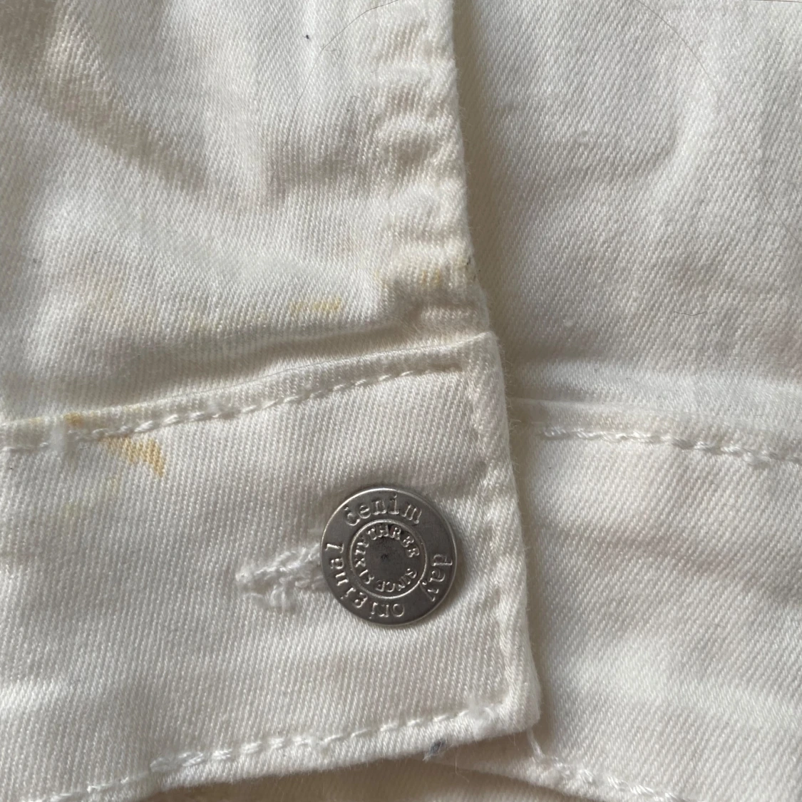 Vit jeans jacka  - 93