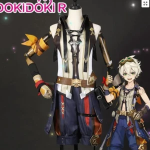 Genshin Bennet Cosplay - Selling my Bennet cause I lost interest in genshin. Used 2 times. The shoes (size 40) cost another 250kr. Dm at interest. Can meet up at Malmö C or Närcon Summer.